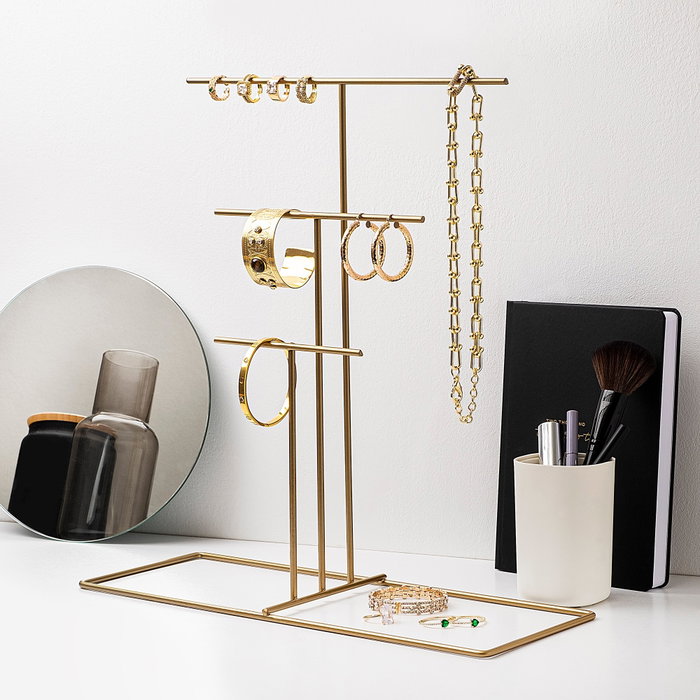 Aberto Design TK-006 Organizador de Joyero de Metal Dorado Aberto Design TK-006 Organizador de Joyero de Metal Dorado